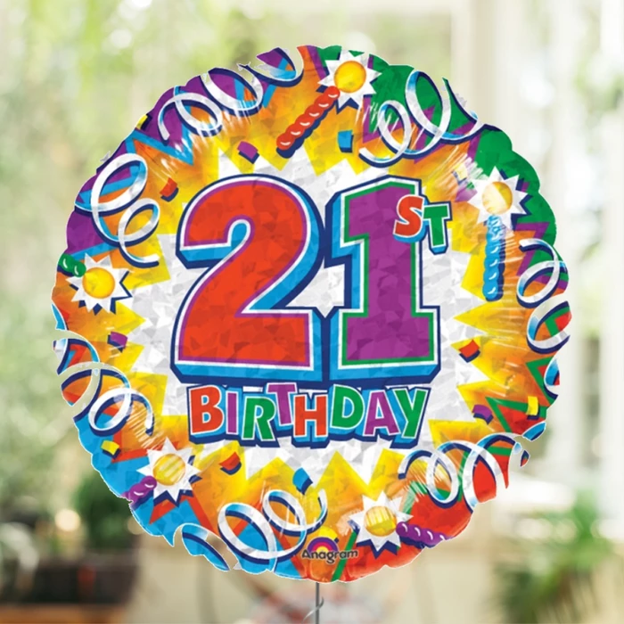 Number shaped helium clearance balloons