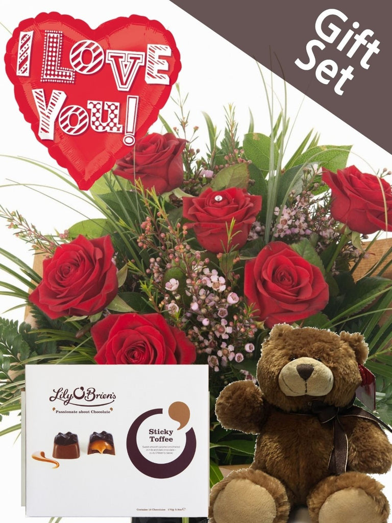 Valentine Premium Roses 6x Perfect Gift Set ❤️